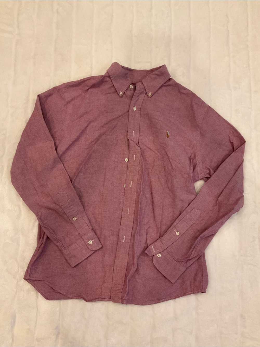 Ralph Lauren Men's Button-Down Shirt in Dusty Rose
